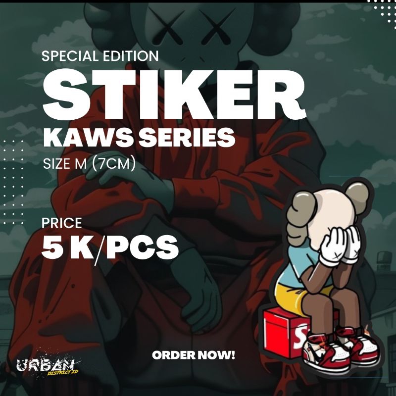

URBAN Sticker Dekorasi Pack Kaws Series 1 Pcs By URBAN DISTRICT