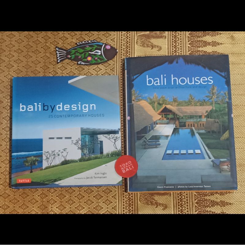 Paket buku arsitektur Bali Houses dan Bali by Design