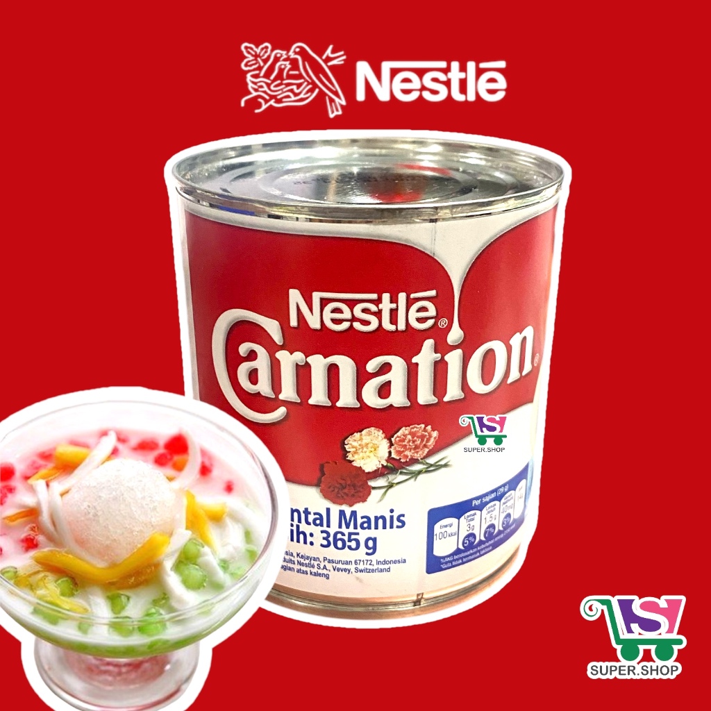 

Nestle Carnation Krimer Susu Kental Manis Kaleng 365 Gram