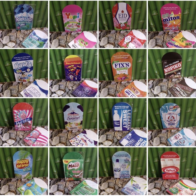 

Amplop lebaran motif Snack terbaru 2025 medium (isi 10pcs)
