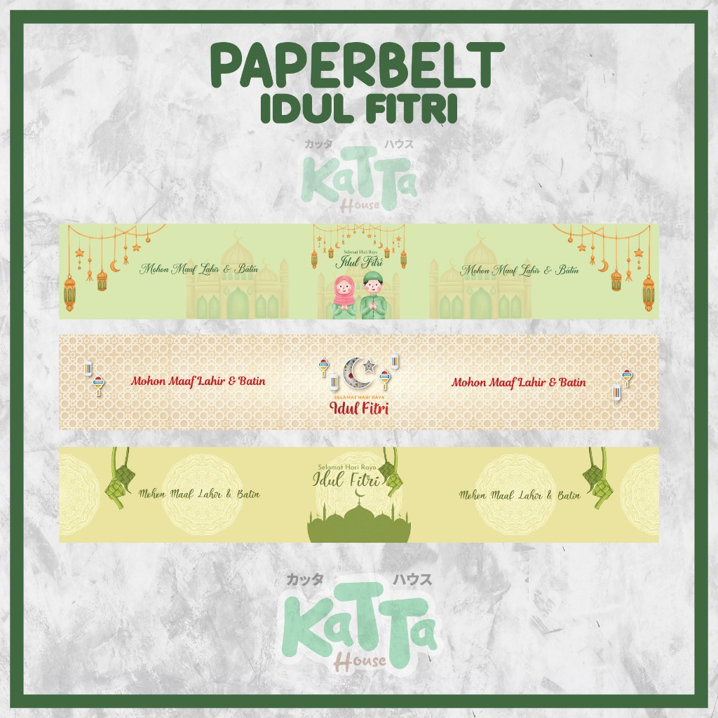 

Paperbelt Idul Fitri Hampers | Sabuk Paket Lebaran
