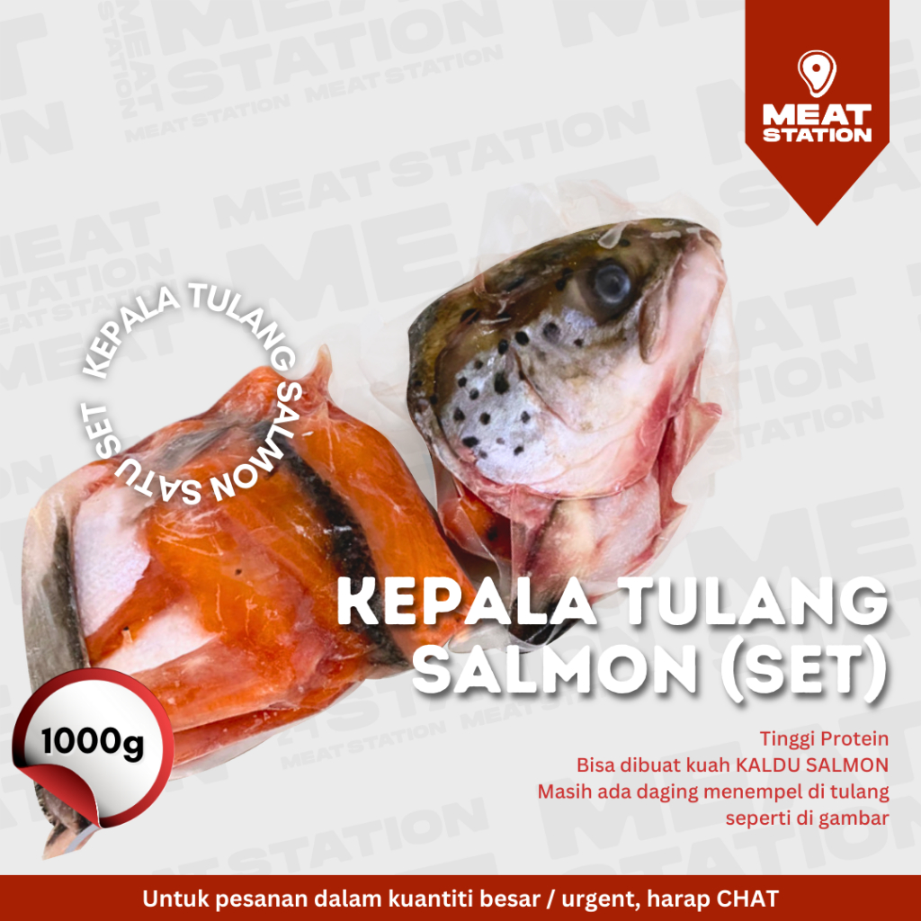 

Kepala Tulang Salmon 1 set