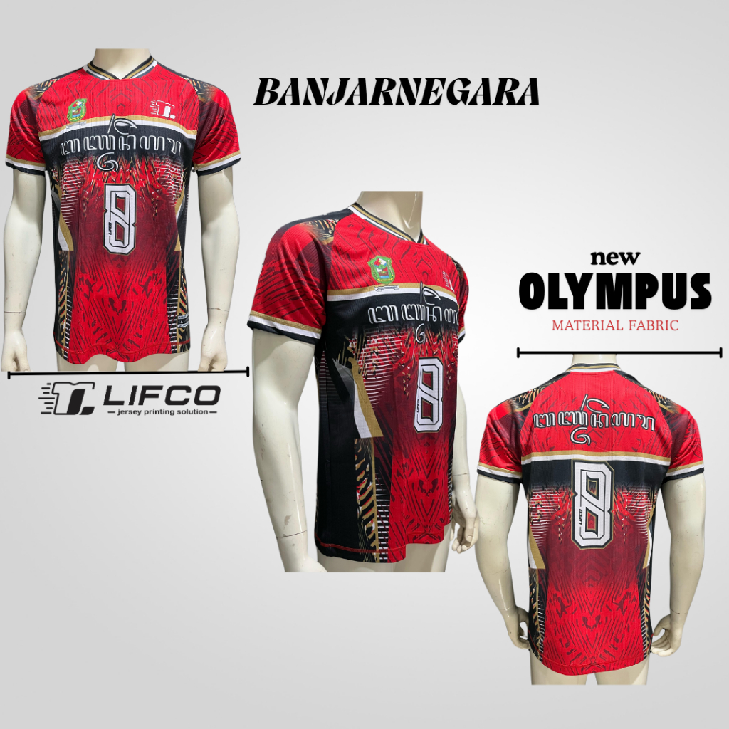 JERSEY VOLI AKSARA SERIES - BANJARNEGARA - ORIGINAL LIFCO (TIDAK BISA REQUEST NAMA)