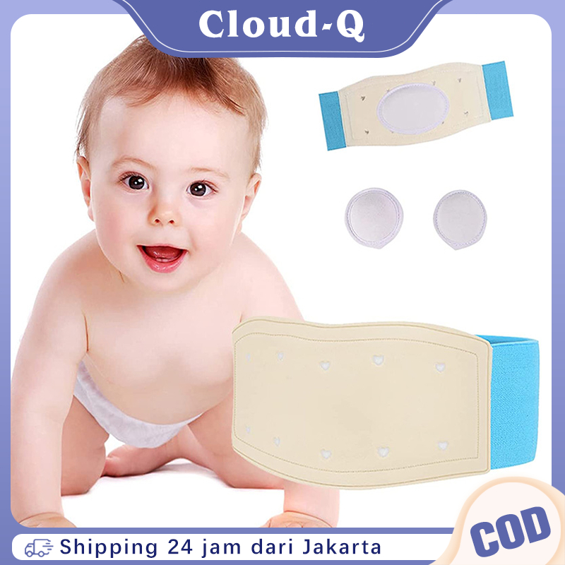 Hernia Sabuk Bayi Umbilical Truss Sabuk Hernia Bayi Pusar Bodong Pembentuk Tali Pusar Breathable
