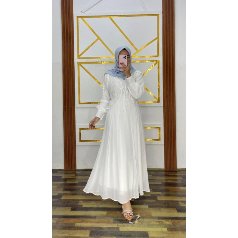 Gamis brukat rompi
