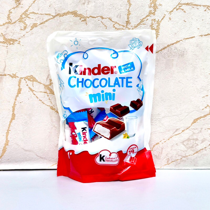 

Kinder Chocolate Mini Rich In Milk Coklat Eropa