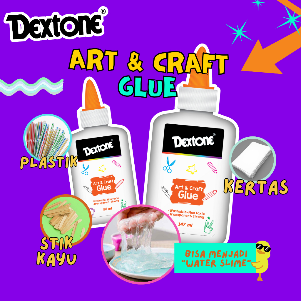 

Dextone Lem Slime Transparan Art and Craf