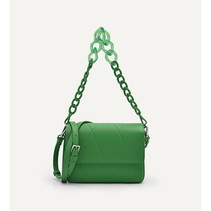 Tas selempang Pedro Original Megan Shoulder Bag Green (Tas selempang Pedro Wanita) Hijau