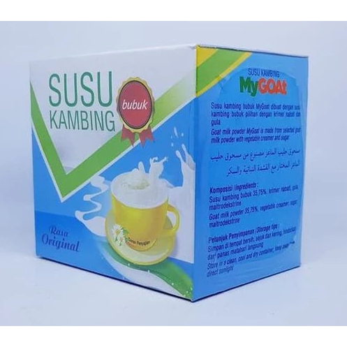 

Susu Kambing Etawa MYGOAT Rasa Original - 1 Bok Isi 10 saset
