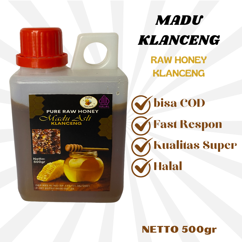 

Madu Klanceng Lebah Trigona Pure Minuman Herbal Rasa Asam Bagus Untuk Kesehatan KAFFAH MADU SHOP 500gr