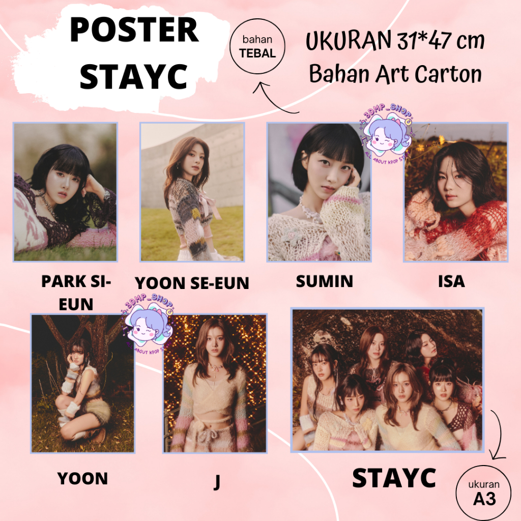 

POSTER A3 STAYC Reality Reset Tuned CinaAwards