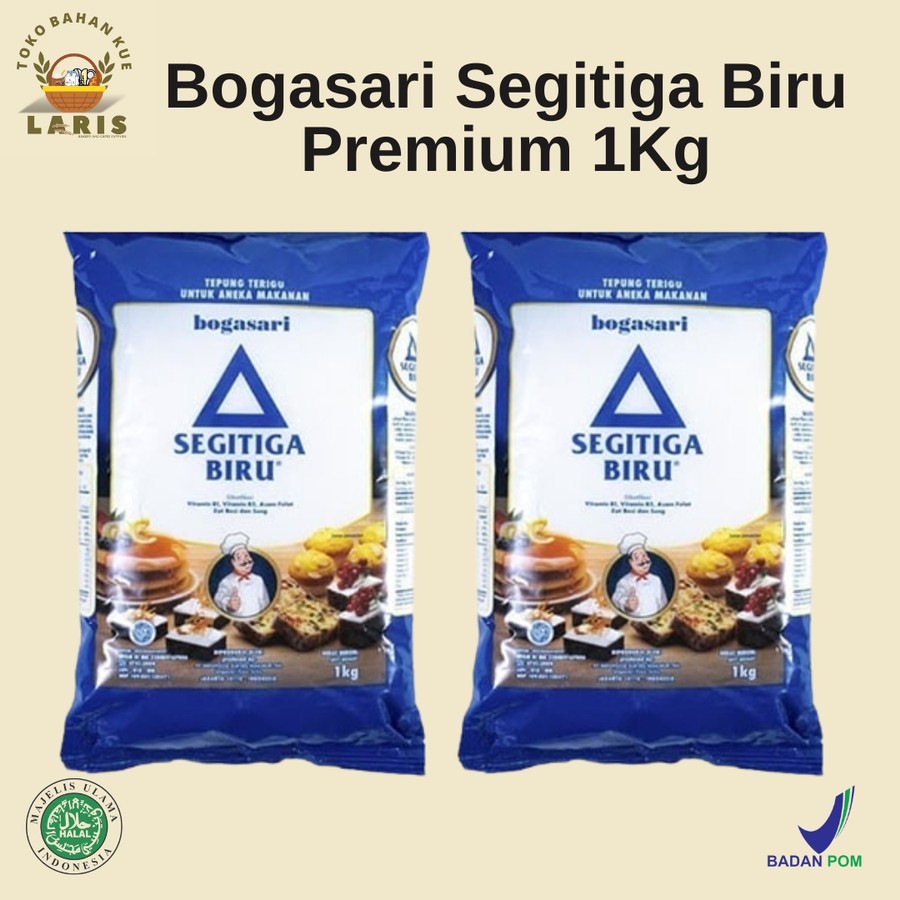 

BOGASARI TEPUNG SEGI TIGA PREMIUM KEMASAN 1 KG