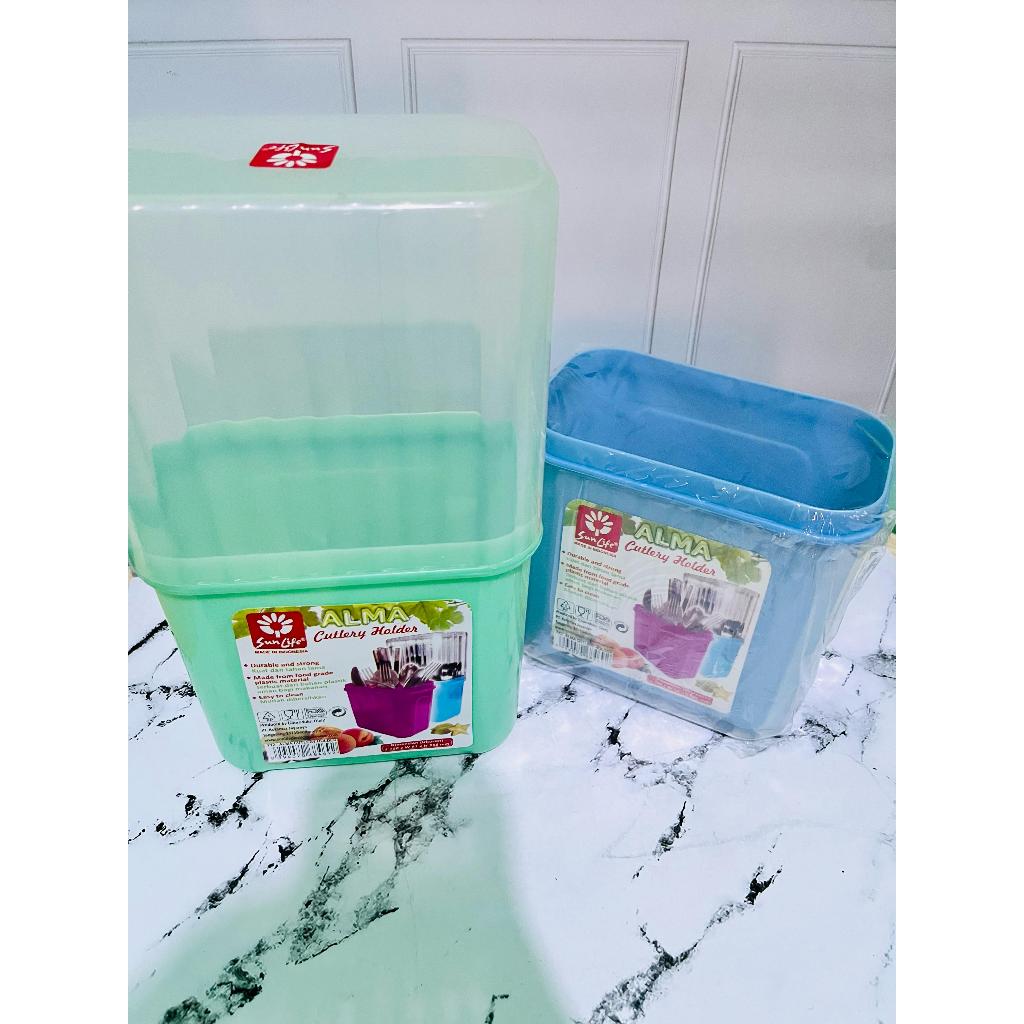 tempat sendok/tempat sendok estetik/tempat sendok garpu/tempat sendok tutup/tempat sendok garpu deng