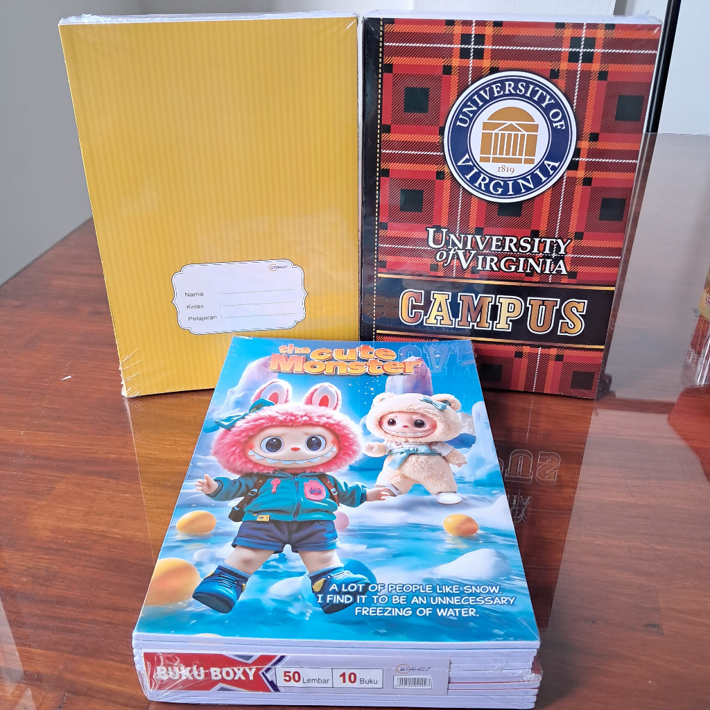 

1 Pak isi 10 Pcs Buku Boxy STANOV (Buku Panjang)