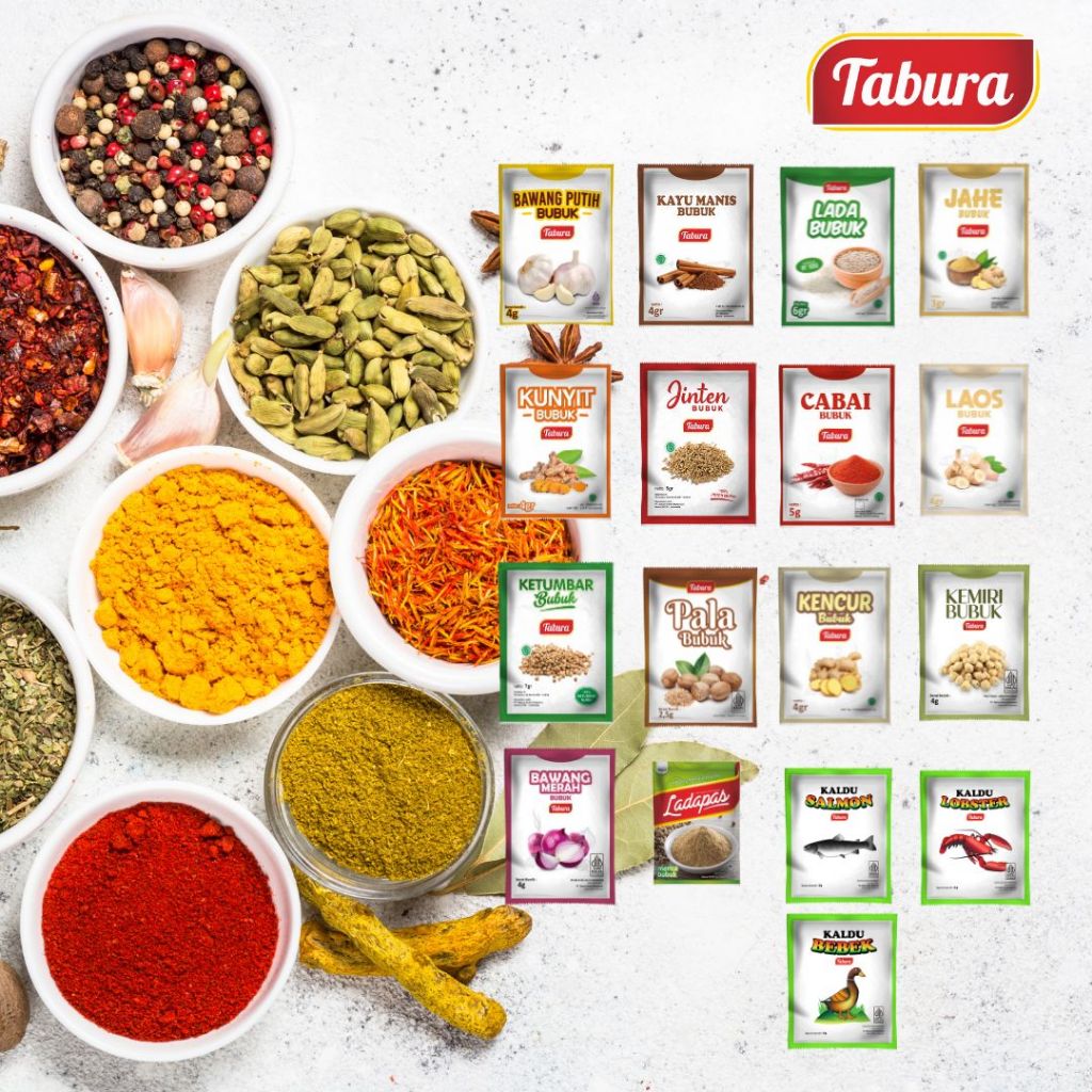 

Bumbu Tabura Lengkap/Bumbu Bubuk Tabura @12sachet