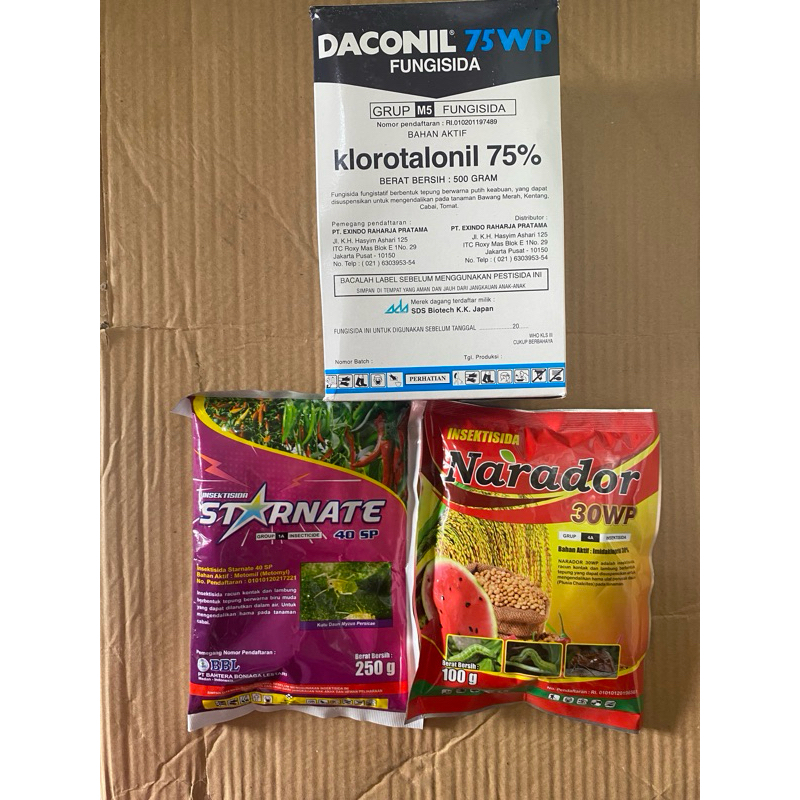 Paket lengkap pestisida untuk cabai tomat dan bawang