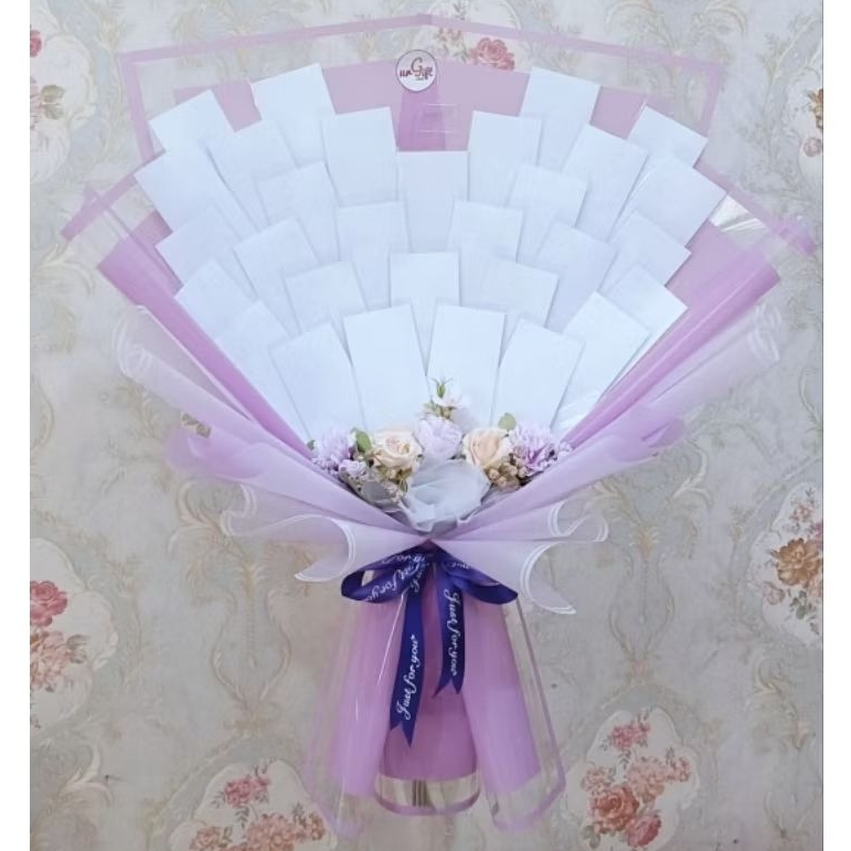Buket Uang Kosong 30 Lembar / Slot Kosongan Money Bouquet Bucket