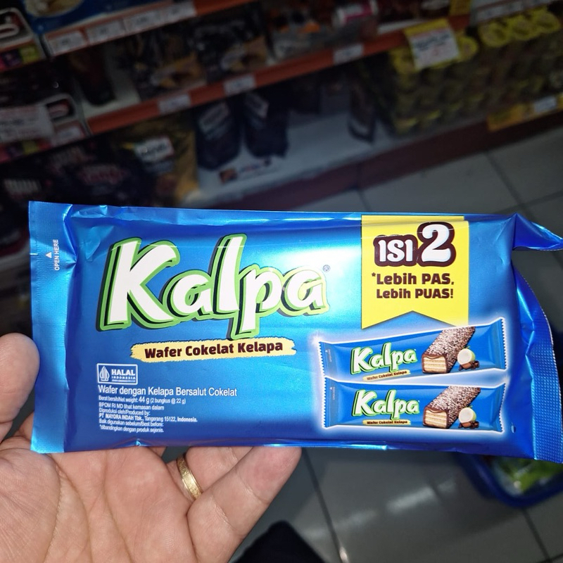 

KALPA wafer cokelat kelapa isi 2 x 22gram