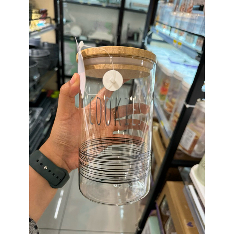 INFORMA COOKIES TEMPAT BISKUIT VANETTA CANISTER WHITE GOLD SET OF3(TEMPAT TEH GULA KOPI 1 SET ISI 3)