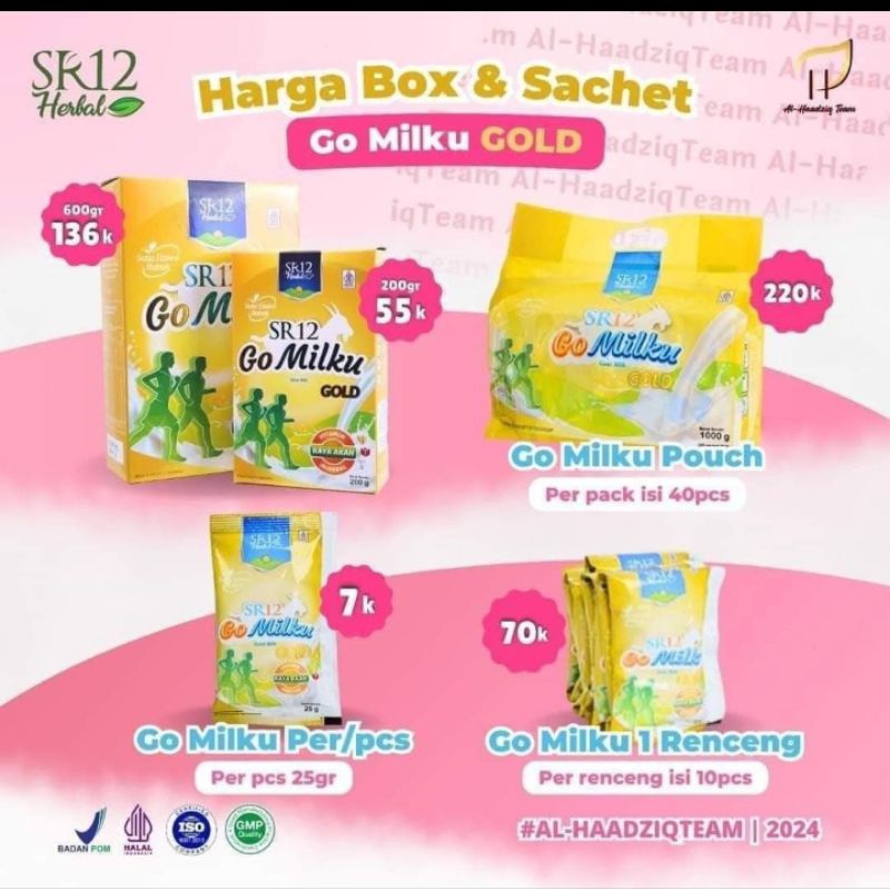 

Susu kambing etawa GoMilku SR12