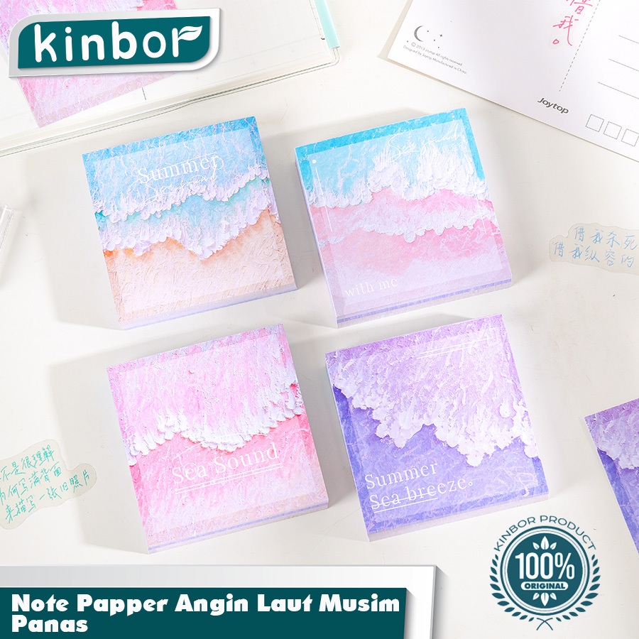 

Tempelan Kertas Memo Aesthetic / Memo Note Cute Tema Flower Note Paper