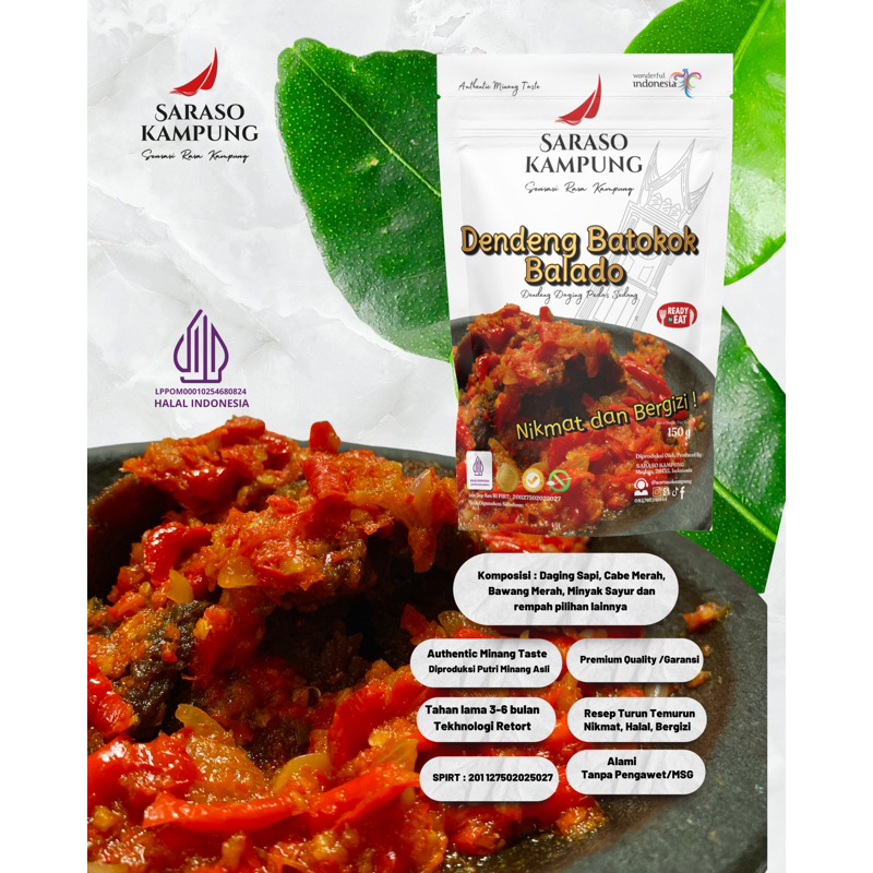 

DendengSapiBatokokBaladoLambokBasahKeringCrispyPadang