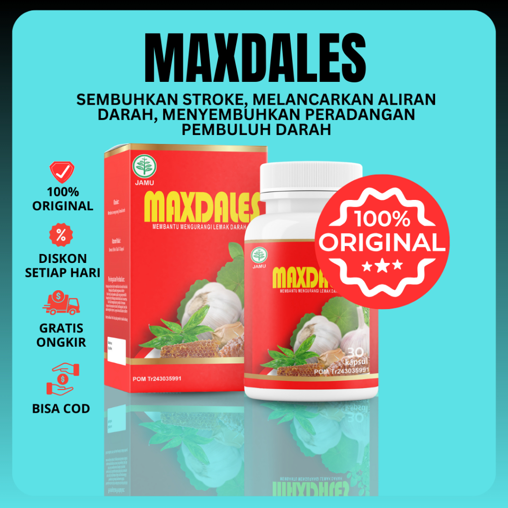 Obat Stroke Herbal Maxdales 100% Original