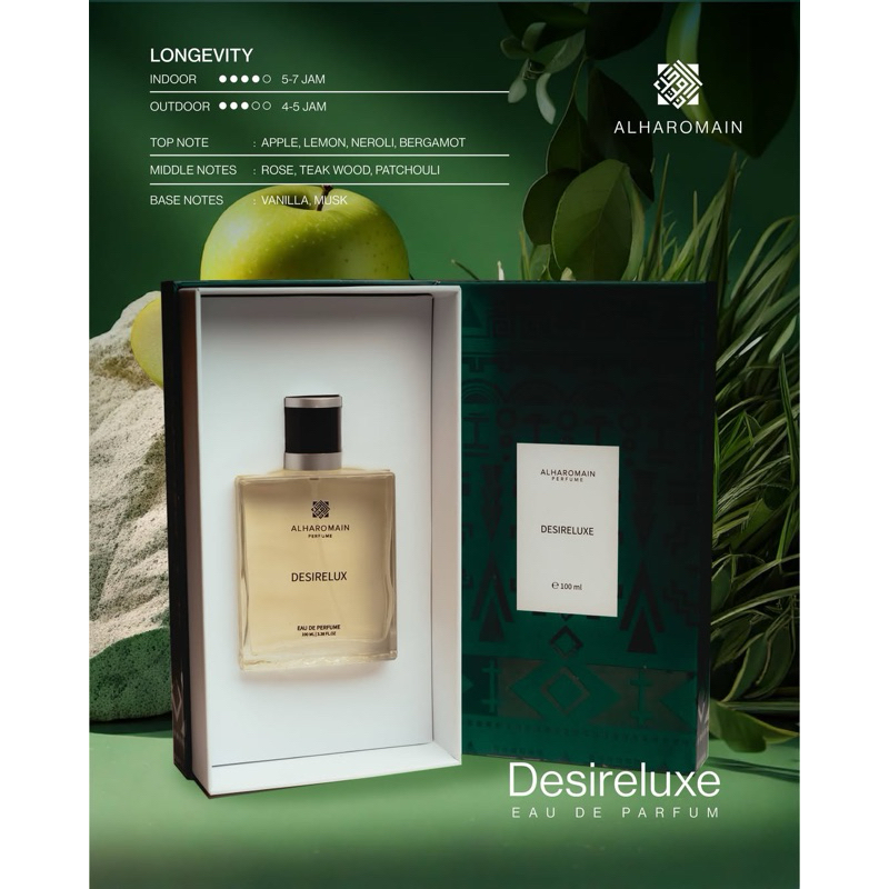 PARFUM AL HARAMAIN DESIRELUXE EDP ORIGINAL 100ml