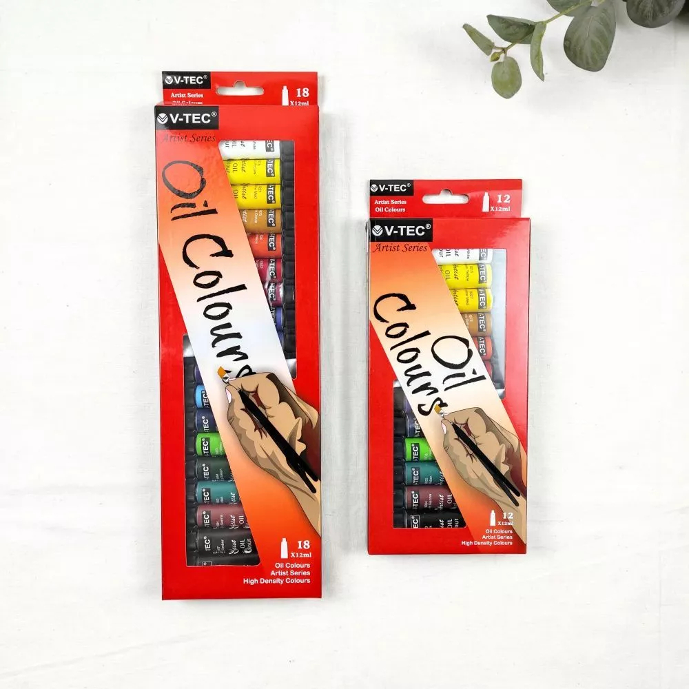 

CAT MINYAK LUKIS 1 SET 12ML V-TEC OIL COLOUR ARTIST SERIES