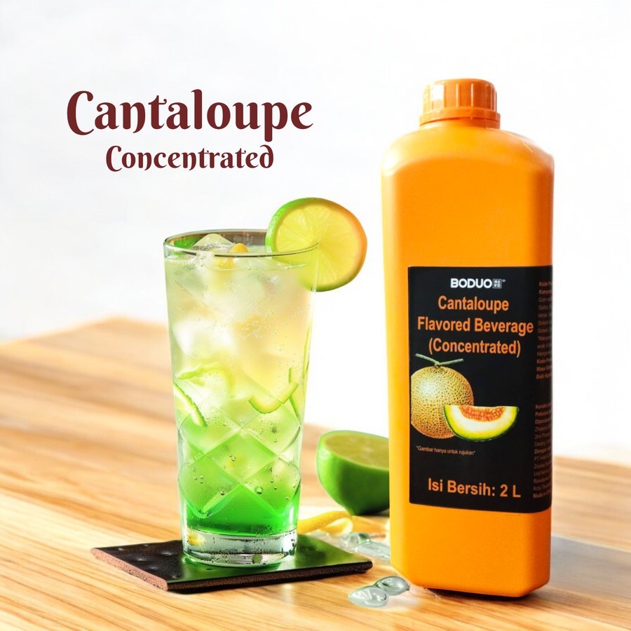 

Boduo Cantaloupe Flavored Syrup - 2 Liter - Melon Concentrated Sirup