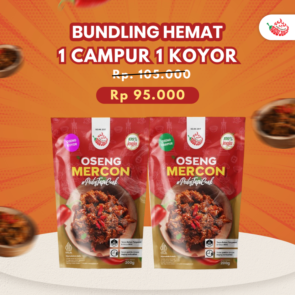 

1 KOYOR 1 CAMPUR Oseng Mercon Tugu Jogja
