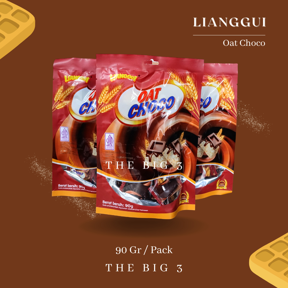 

Lianggui The Big 3 Oat Chocolate / White Chocolate 90 gr/ Pack - TBT