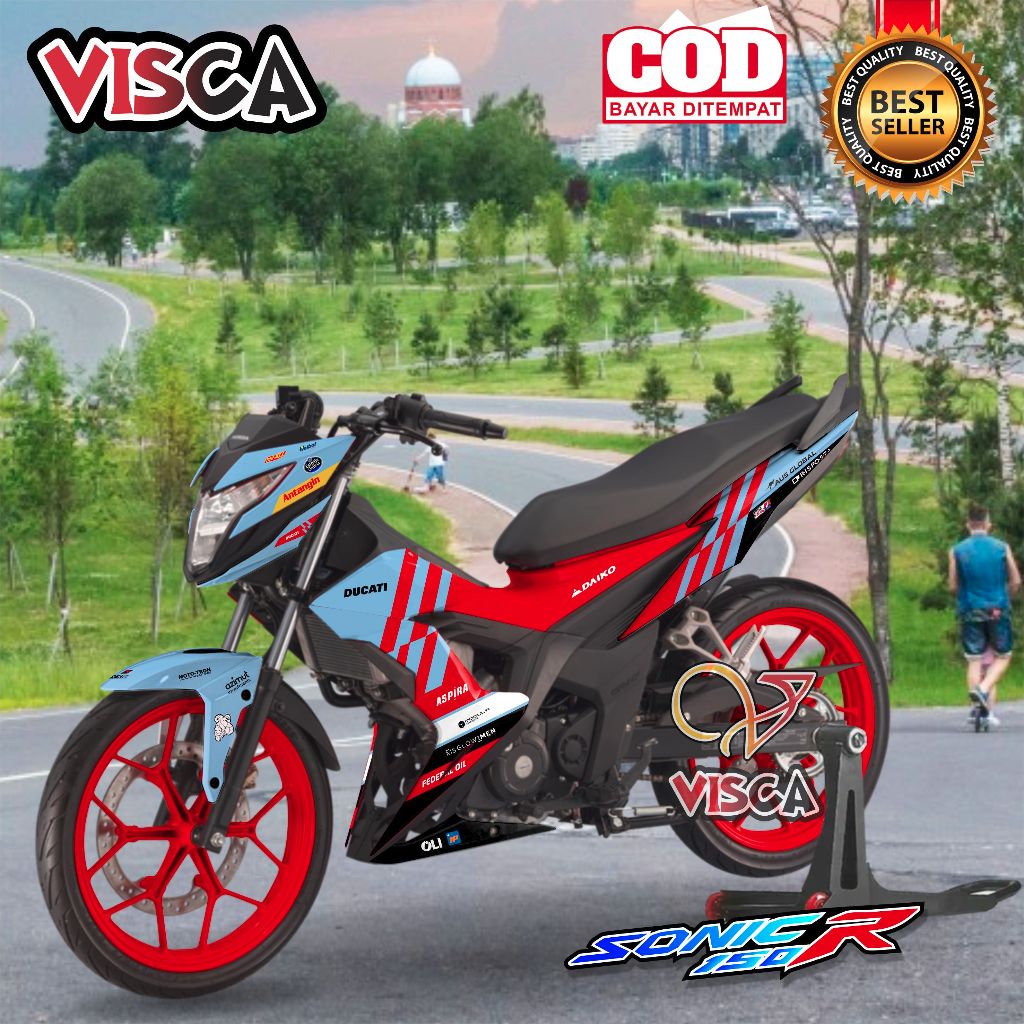 Decal Sonic 150r Full Body Stiker Sonic 150r Full Body GRESINI