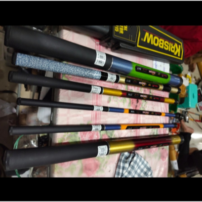 Joran Pancing Tegeg Tornado Ikan Mas Pilihan 180 Sampai 360 Fiber Ruas Pendek - 300cm