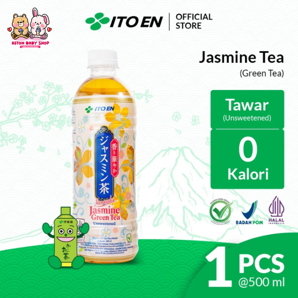 

ITO EN Jasmine Green Tea No Sugar 500ml - Teh Melati Relax Alami