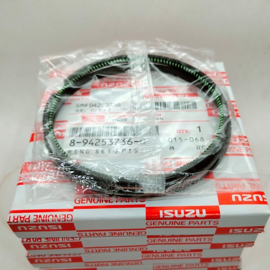 SPARE PART RING PISTON SET SEHER ISUZU PANTHER OLD 2.3 STD OEM 8-94253736-0