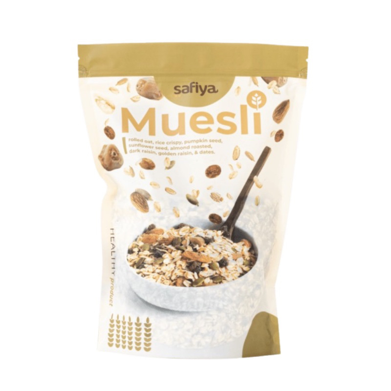 

Muesli ORIGINAL 500 Gram by Safiya / Muesli Sereal Oatmeal bergizi / Sereal Diet / Makanan sehat / Cemilan bernutrisi COD Balikpapan
