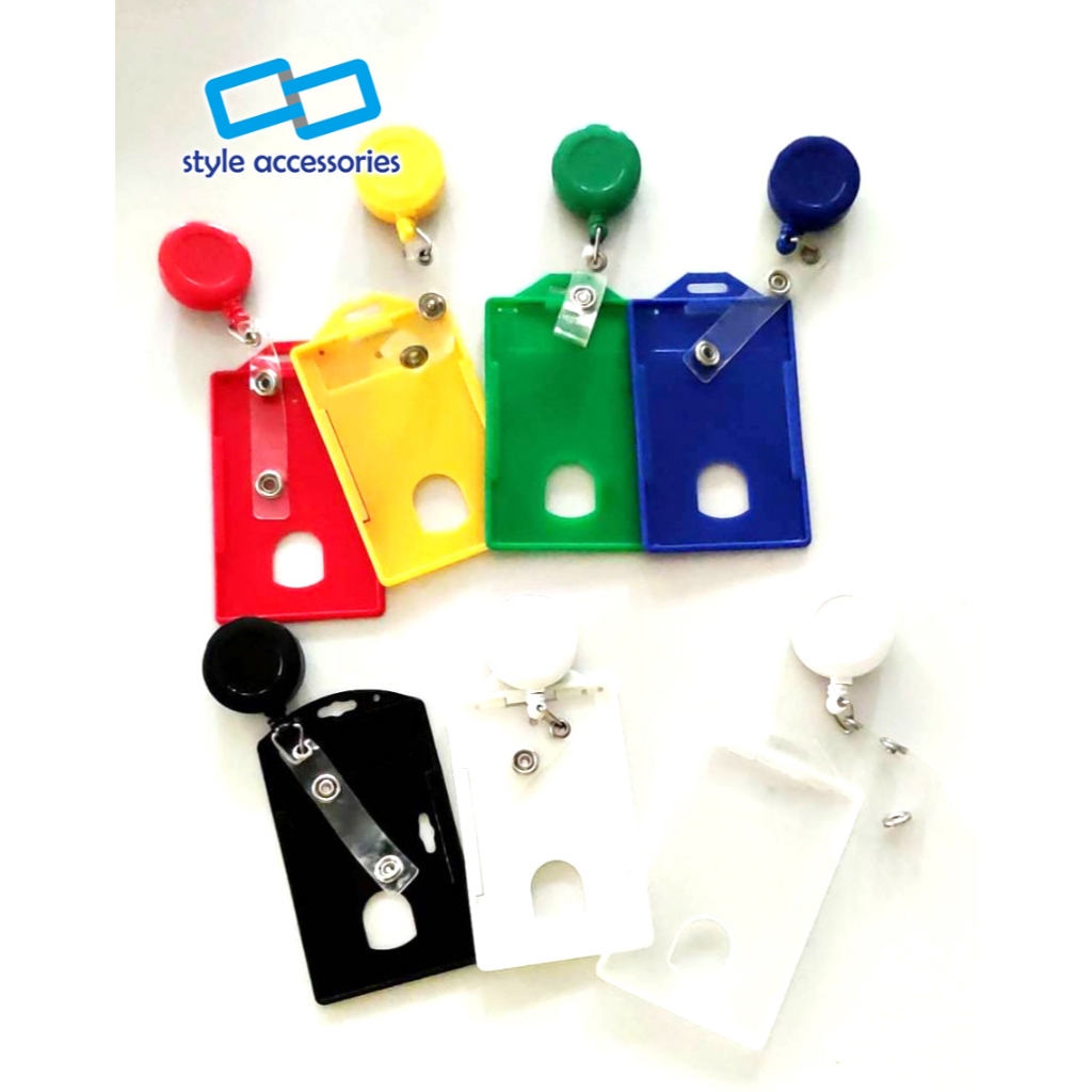 

ID card Holder Plastik dan Yoyo 1 set