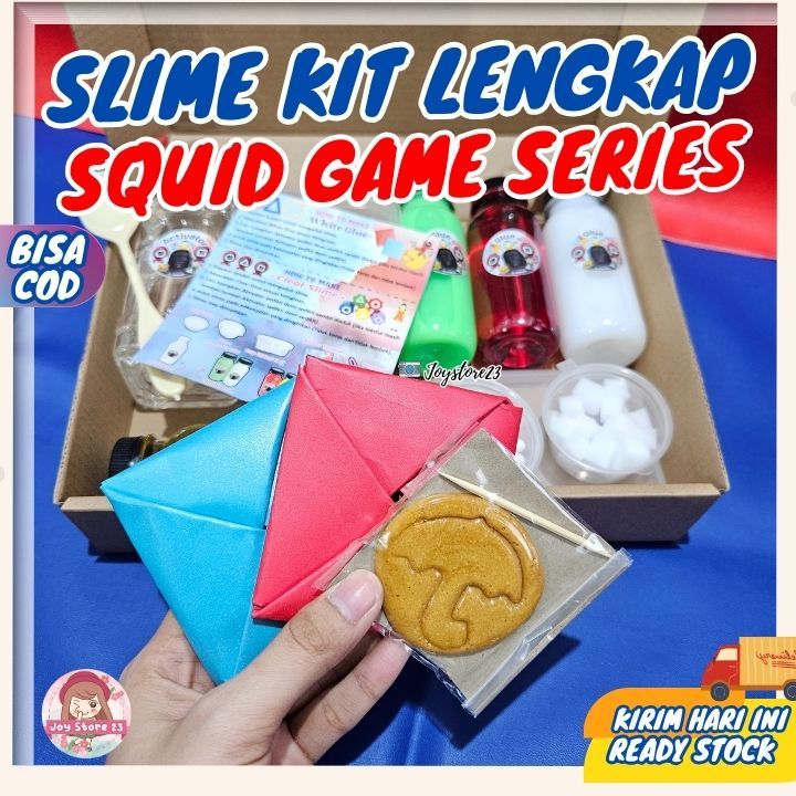 Slime Kit Squid Game/ Slime Kit Lengkap Squid Game/Slime Kit Cowok & Cewek/ Slime Kit Anak
