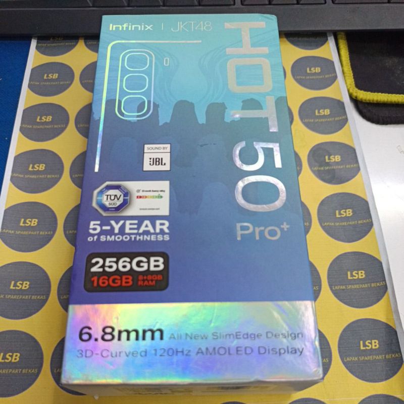 DUS BOX HANDPHONE INFINIX HOT 50 PRO PLUS ORIGINAL BEKAS