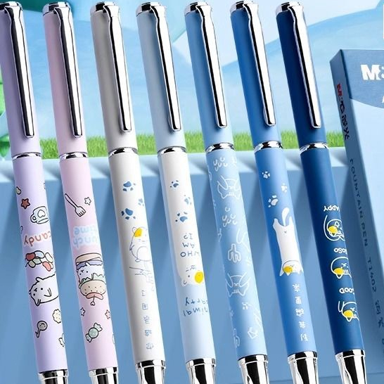 

Student Exclusive Third Grade Handwriting Practice Fountain Pen with Replaceable Ink Cartridges