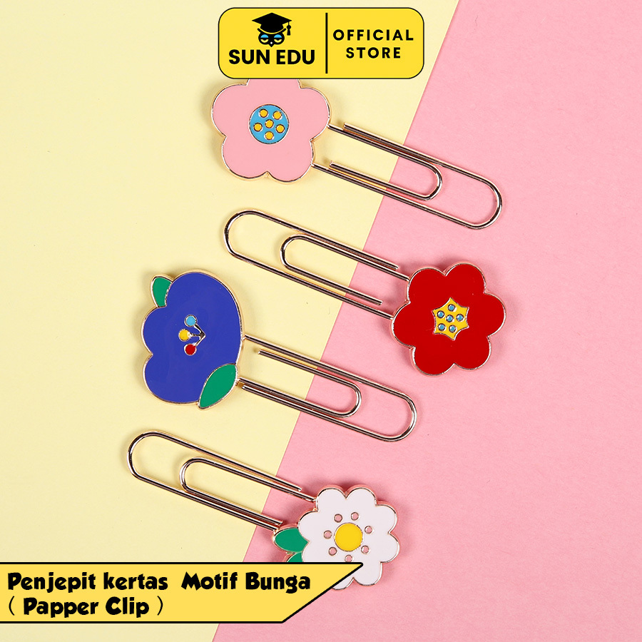 

Paper Clip Aesthetic Stationery / Penjepit Kertas Metalic Pembatas Buku