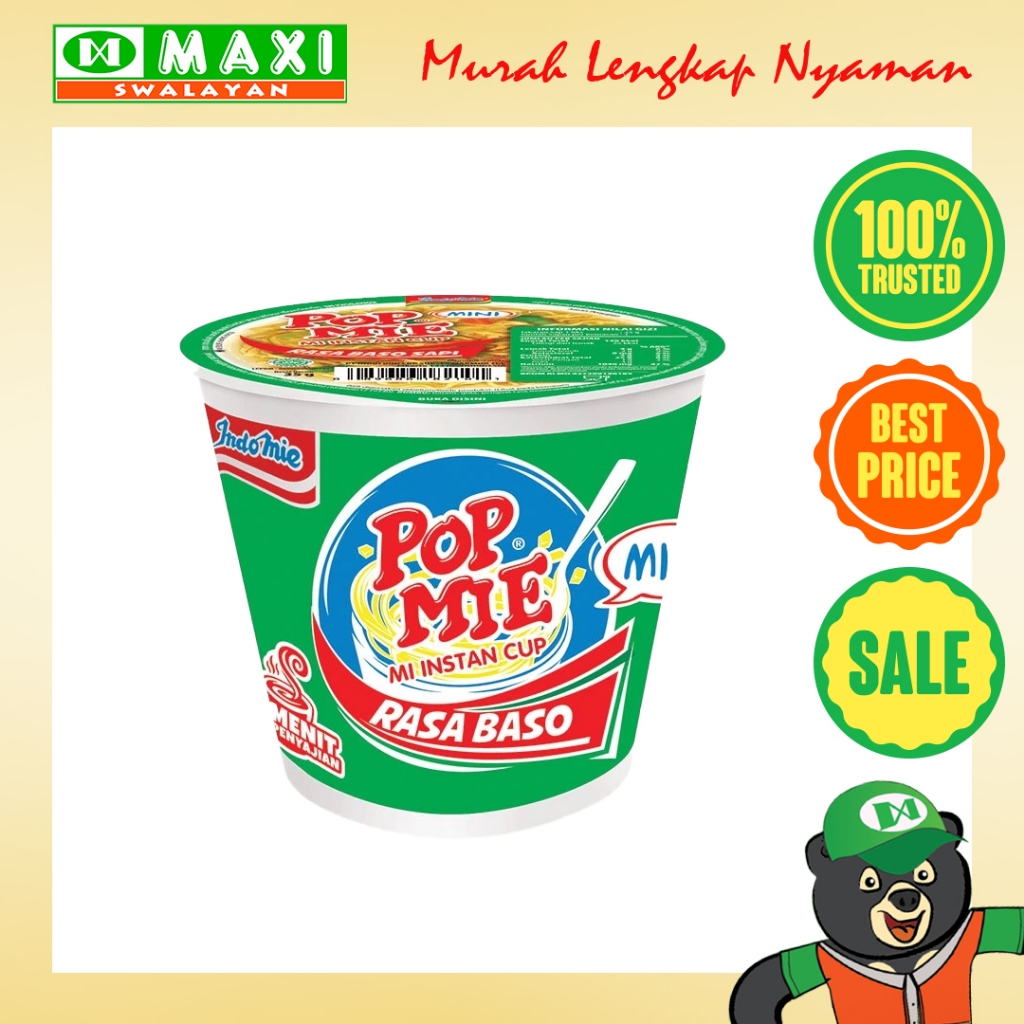 

Pop Me Mini Instan Cup Rasa Baso 75GR