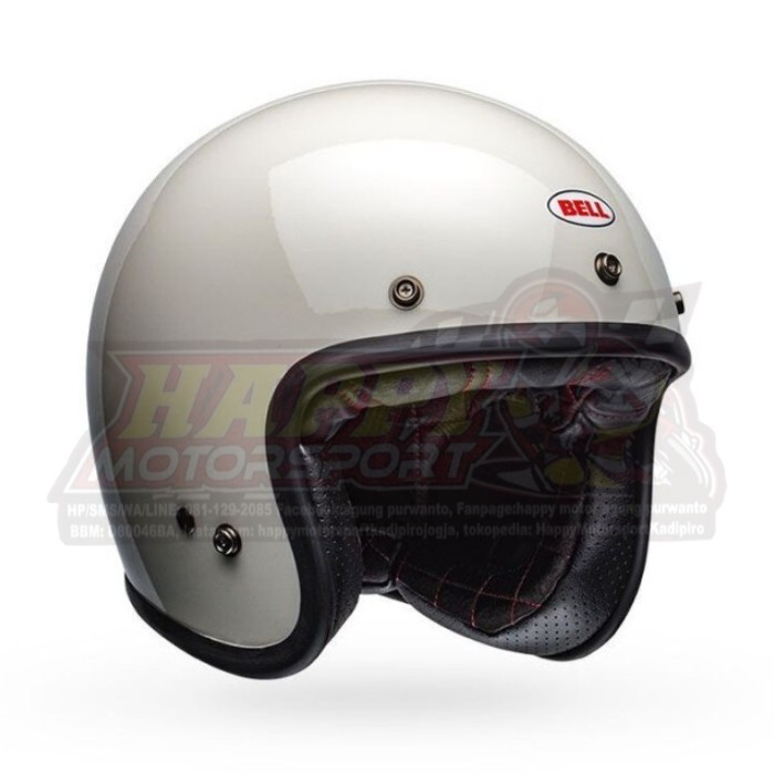 Helm Bell Custom 500 White Half Face