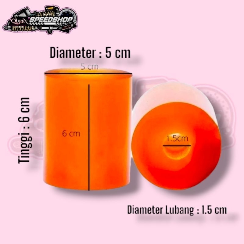 Karet Lokomotif Odong Odong Karet Roda Odong Odong Bahan Karet PU Tebal Berkualitas