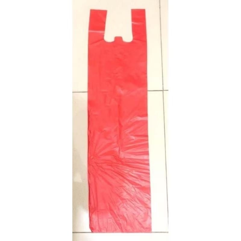 Kantong Plastik Panjang UK 20x61cm Kantong Plastik Hio Kantong Plastik Merah Panjang Kantong Plastik