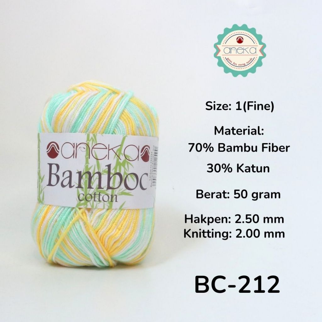 Benang Rajut Katun Bambu / Cotton Yarn - 212
