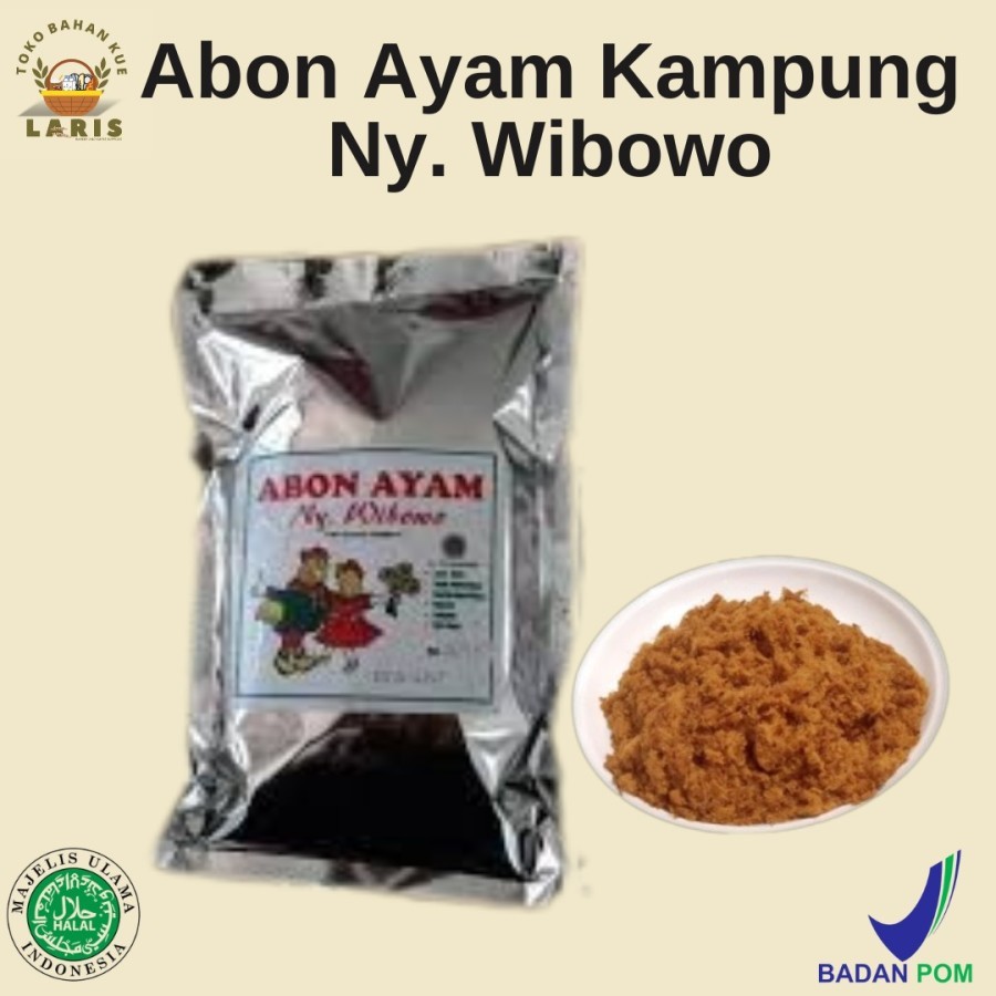 

ABON AYAM KAMPUNG NY. WIBOWO KEMASAN REPACK 100 GRAM