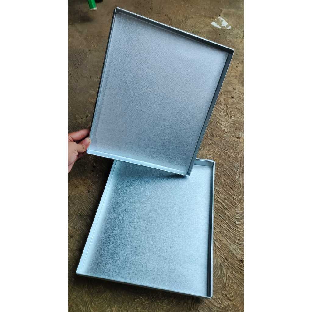 Loyang Kue Kering / Loyang Oven Bahan Galvalum Tebal Ukuran 30x25cm Tinggi 2cm