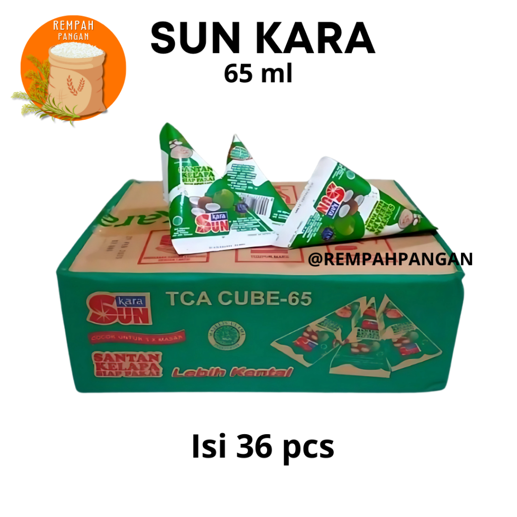 

SUN KARA Santan 65 ml (1 Karton Isi 36 pcs) TCA Cube